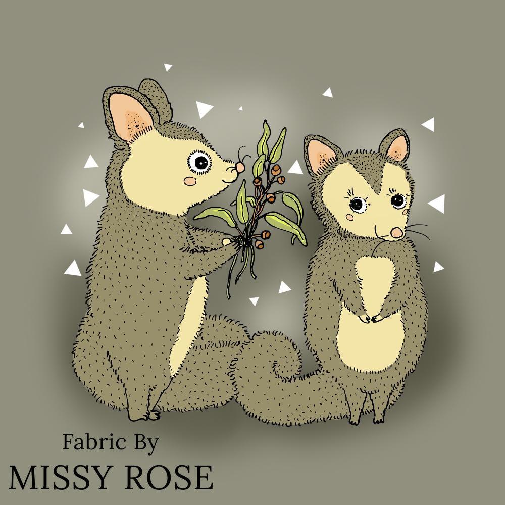 Design 687 Panel Fabric – custom printed pre-order fabric Australia | Fabric by Missy Rose