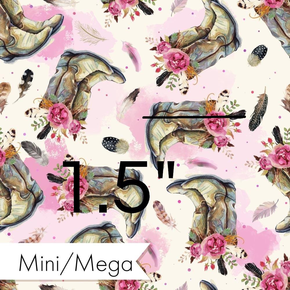 Design 690 Cowgirl Boots Fabric – pre-order designer fabric Australia | Fabric by Missy Rose