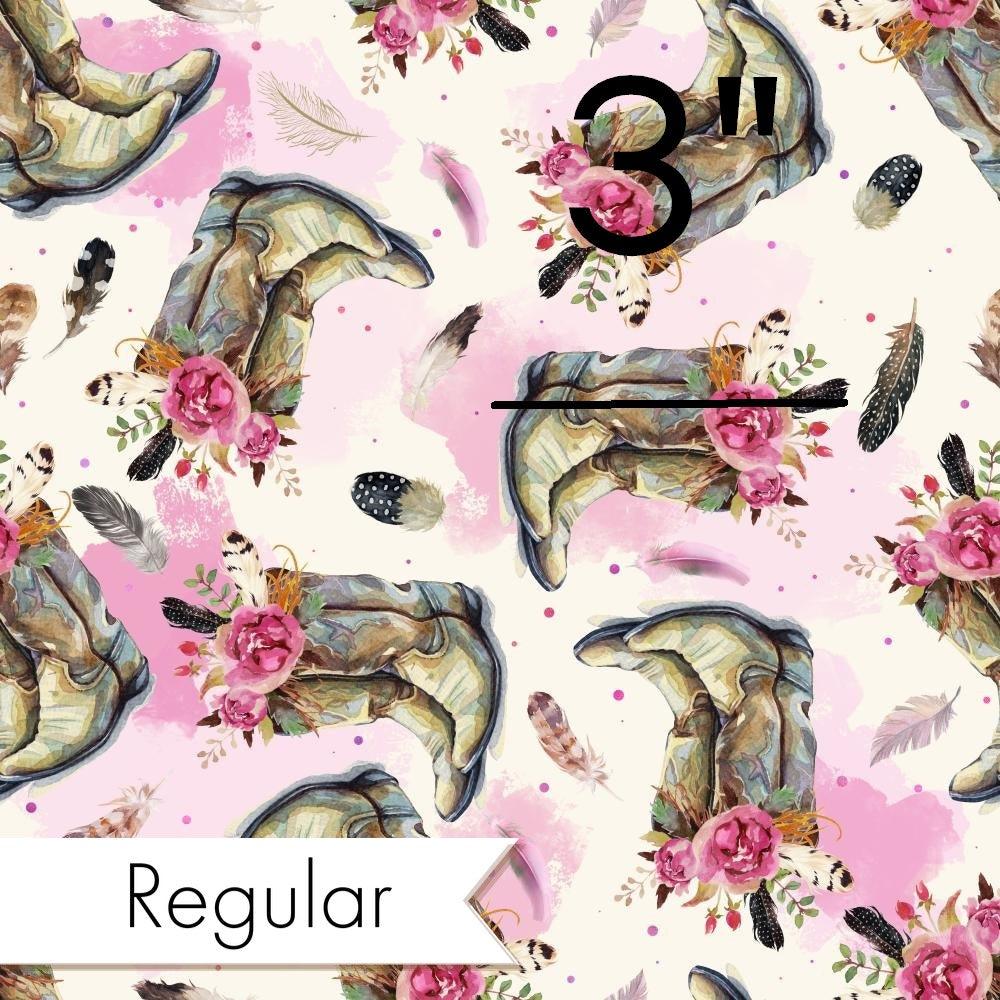 Design 690 Cowgirl Boots Fabric – premium custom printed fabric for sewing | Fabric by Missy Rose