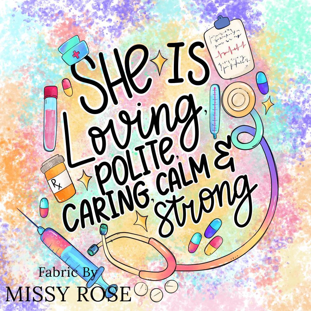 Design 691 Panel Fabric – premium custom printed fabric for sewing | Fabric by Missy Rose