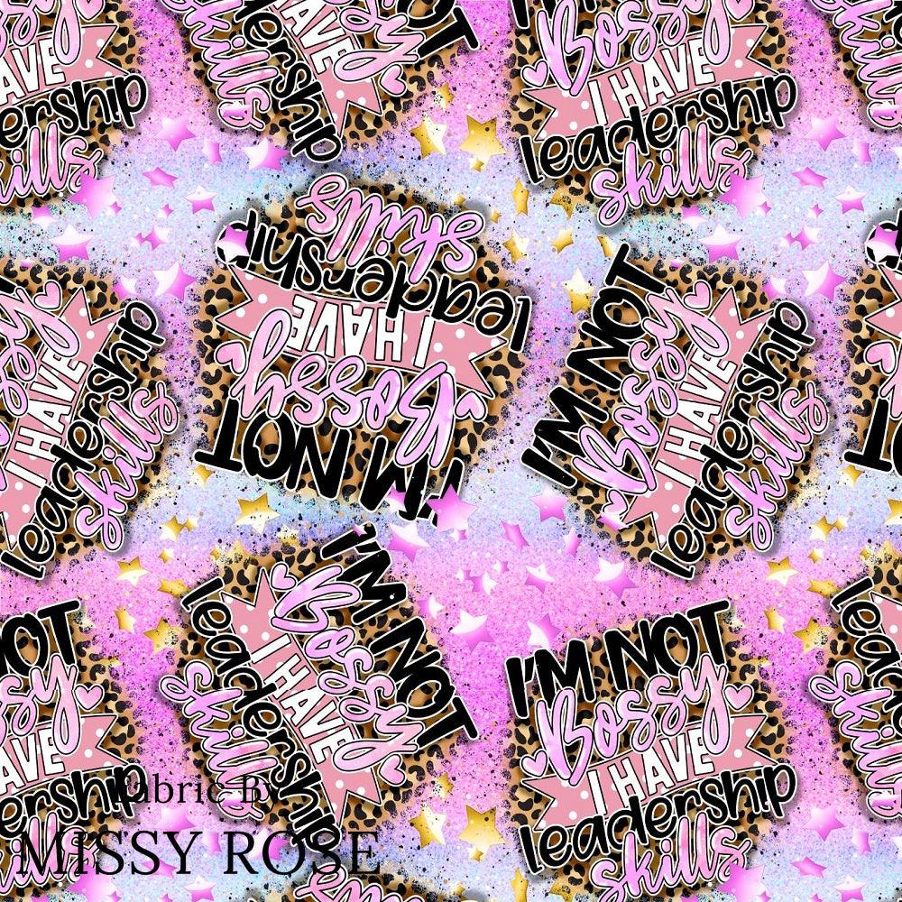 Design 692 Leadership Fabric – Australian custom printed fabric pre-order | Fabric by Missy Rose