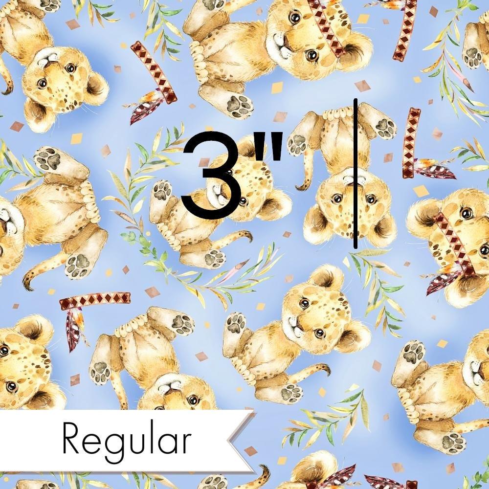 Design 693 Blue Lion Fabric – pre-order designer fabric Australia | Fabric by Missy Rose
