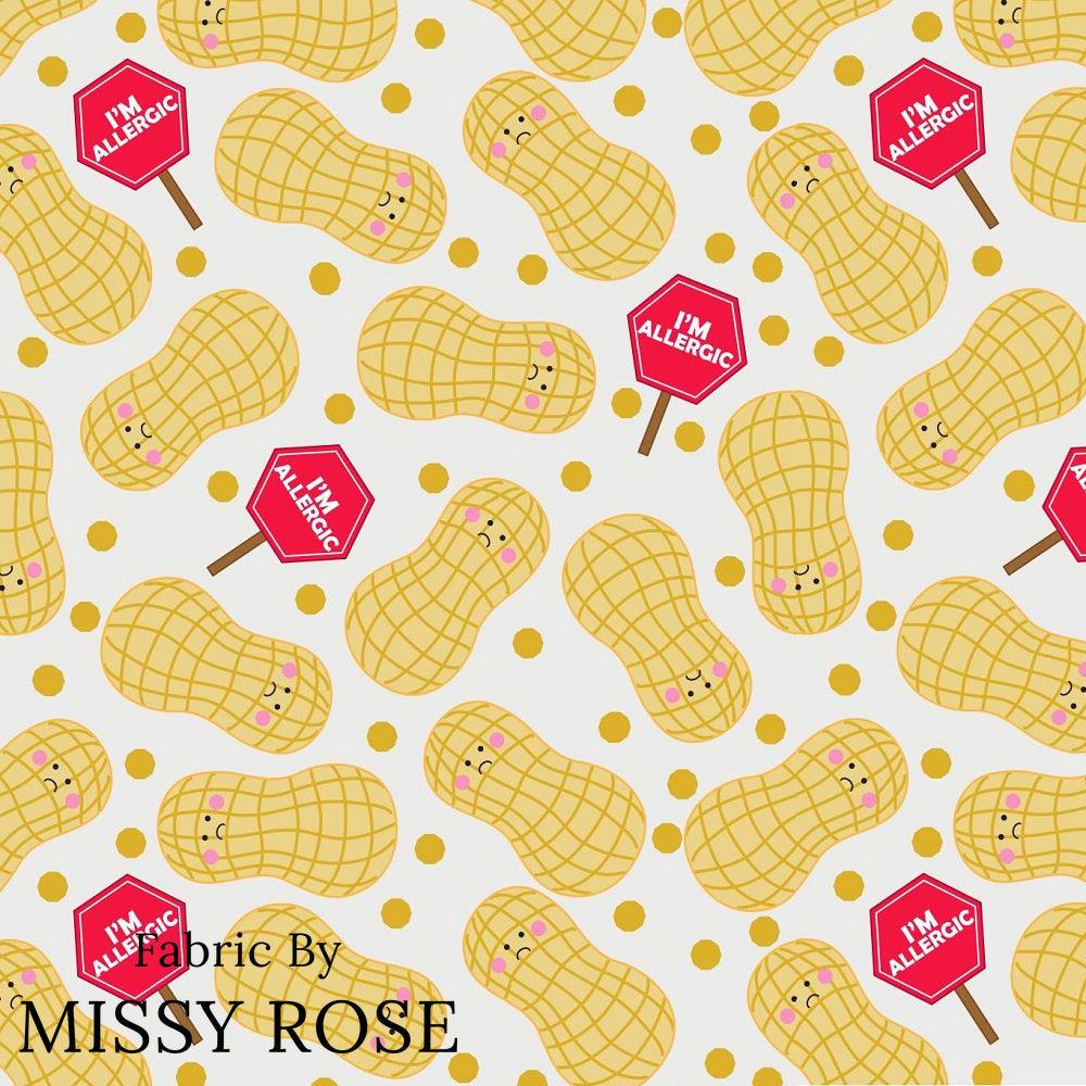 Design 695 Peanut Allergy Fabric – Australian custom printed fabric pre-order | Fabric by Missy Rose