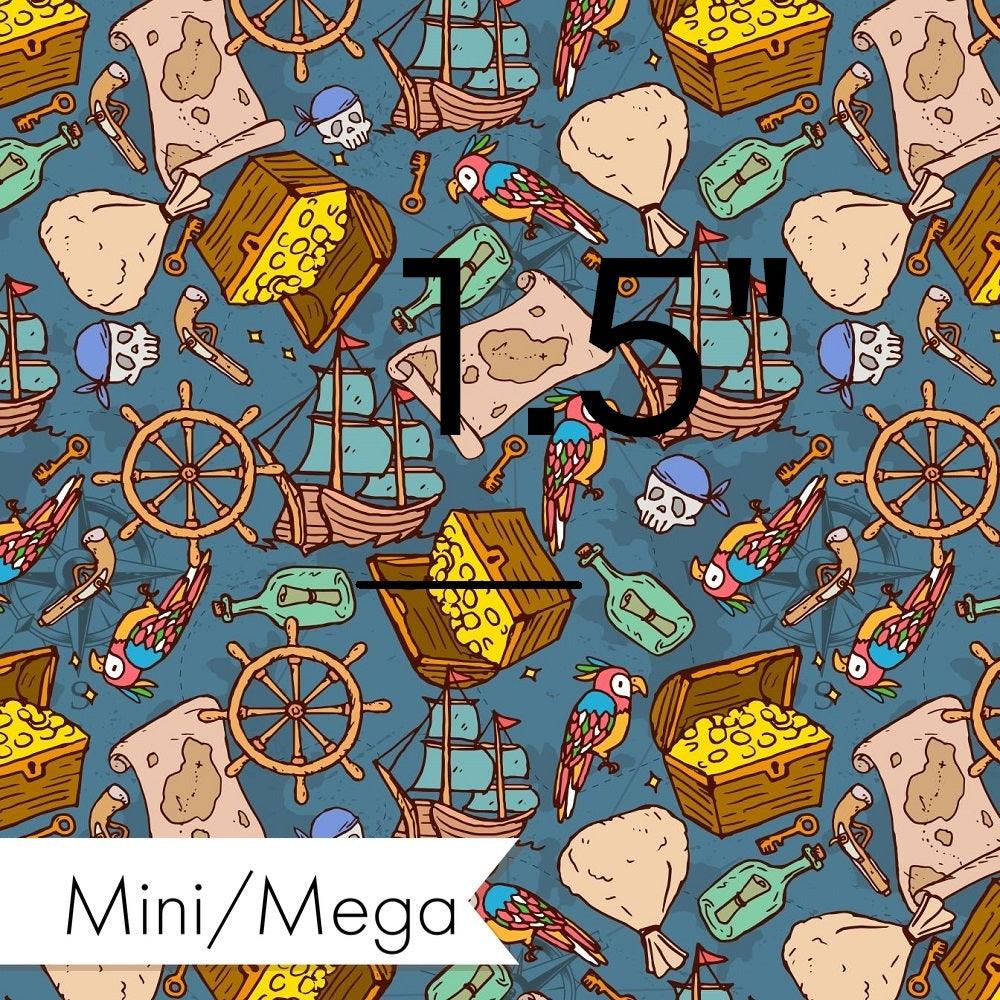 Design 698 Pirate Fabric – pre-order designer fabric Australia | Fabric by Missy Rose