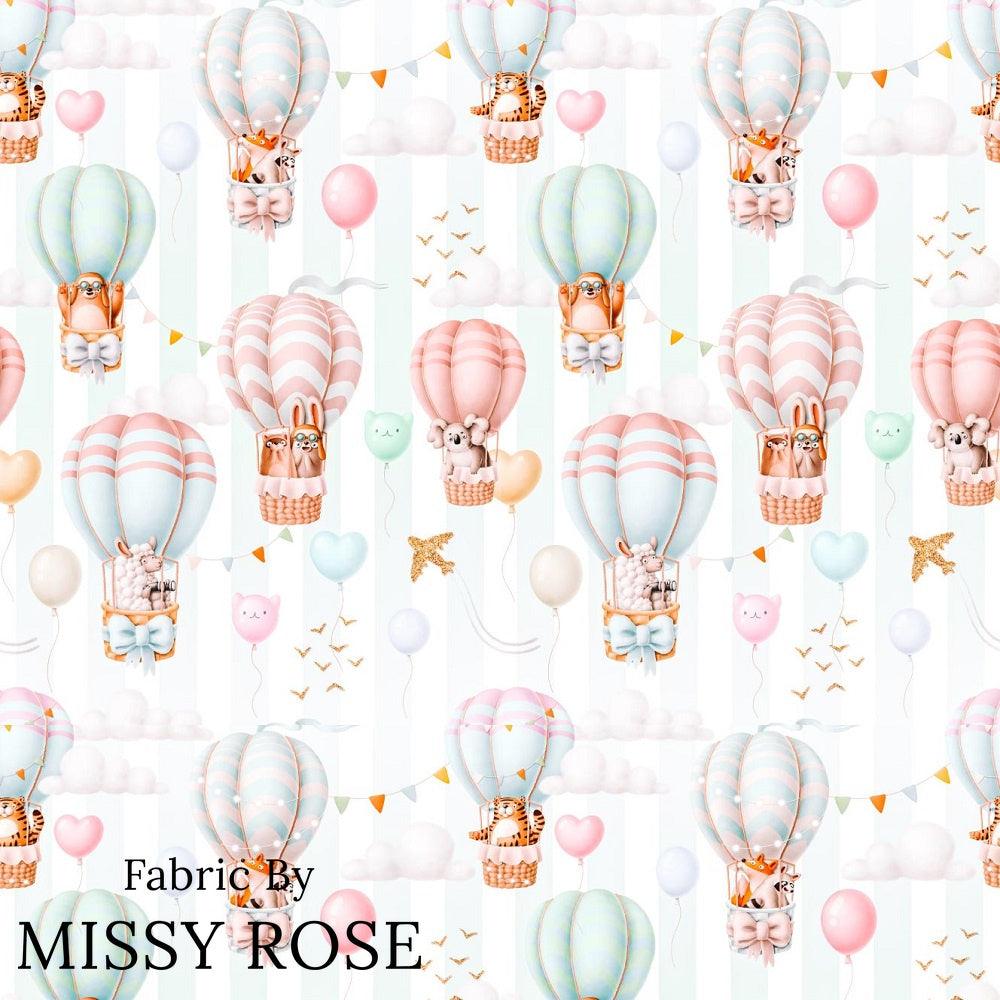 Design 7 Air Balloon Fabric – premium custom printed fabric for sewing | Fabric by Missy Rose