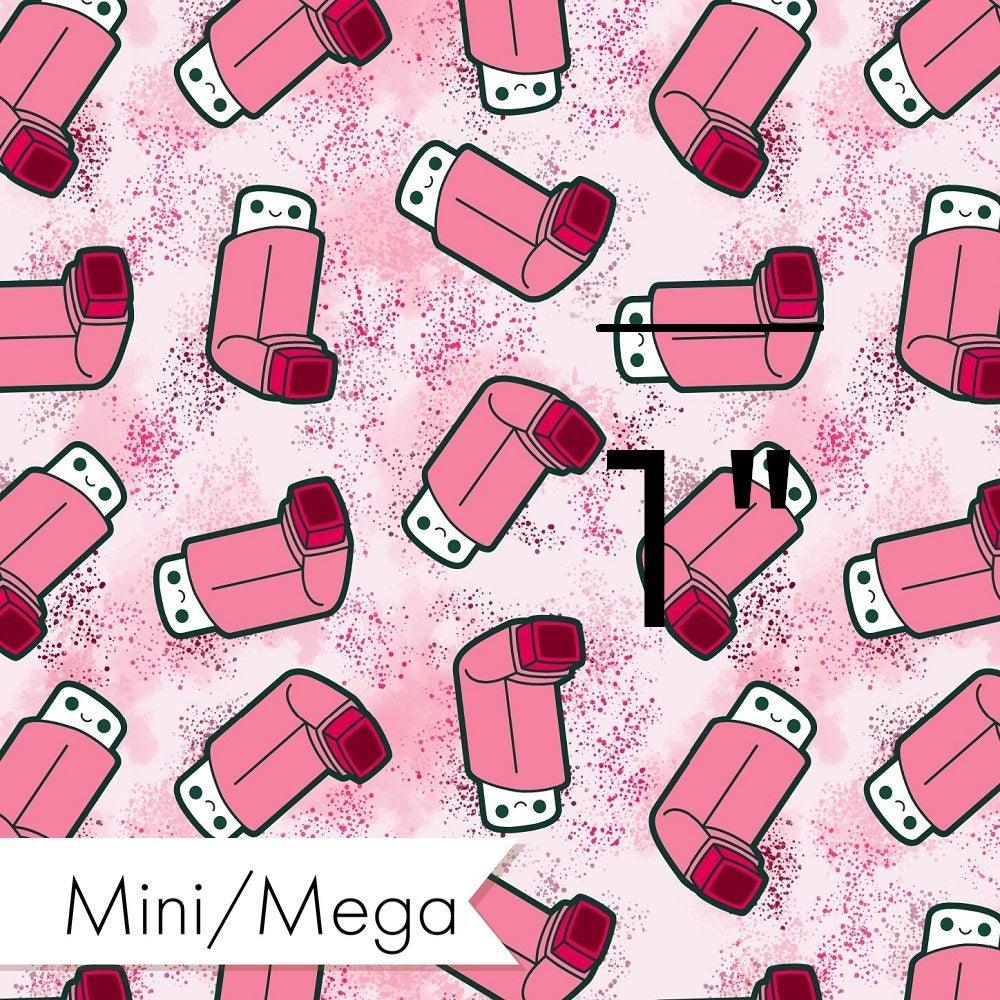 Design 71 Pink Puffer Fabric – custom printed pre-order fabric Australia | Fabric by Missy Rose