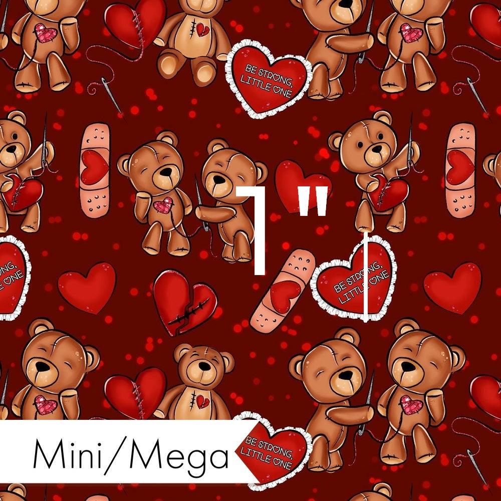 Design 73 Heart Warrior Fabric – Australian custom printed fabric pre-order | Fabric by Missy Rose