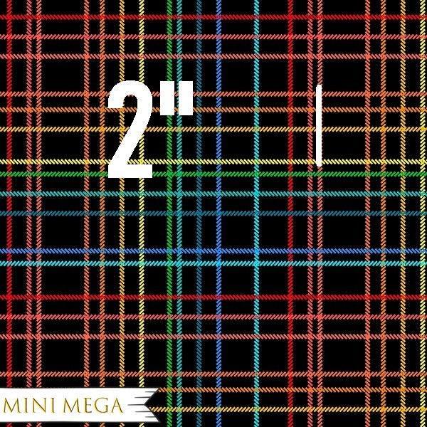 Unlimited Rainbow Plaid Fabric – custom printed pre-order fabric Australia | Fabric by Missy Rose