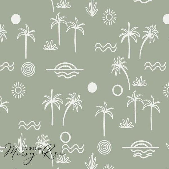 Load image into Gallery viewer, Design 79 - Palm Fabric - Fabric by Missy Rose Pre-Order
