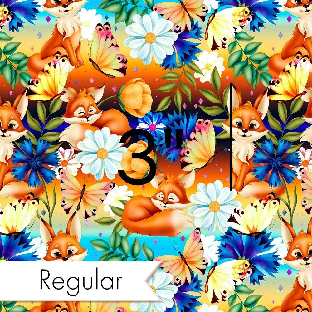Design 801 Spring Fox Pattern fabric – Australian custom printed fabric pre-order | Fabric by Missy Rose