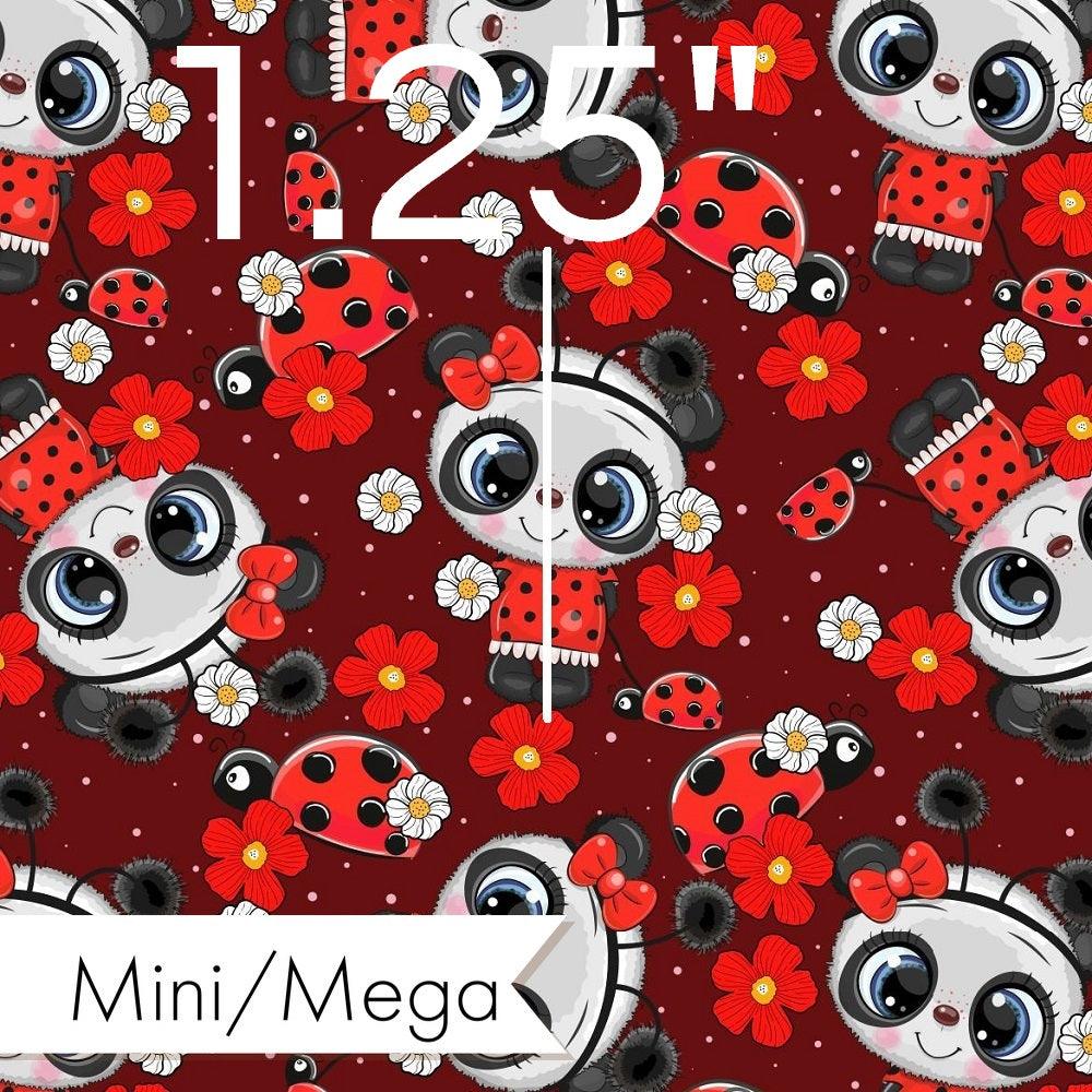 Design 803 Panda Bug Fabric – premium custom printed fabric for sewing | Fabric by Missy Rose