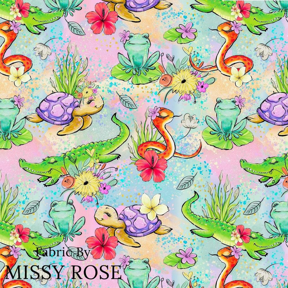 Design 804 Reptile Fabric – premium custom printed fabric for sewing | Fabric by Missy Rose