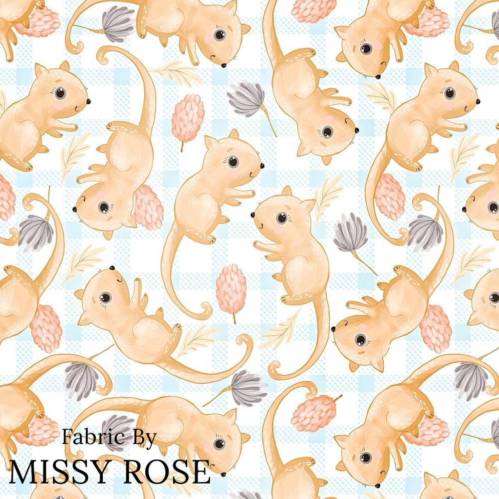 Design 806 Plaid Possum Fabric – Australian custom printed fabric pre-order | Fabric by Missy Rose
