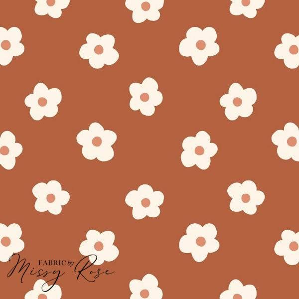 Load image into Gallery viewer, Design 81 - Boho Flowers Fabric - Fabric by Missy Rose Pre-Order
