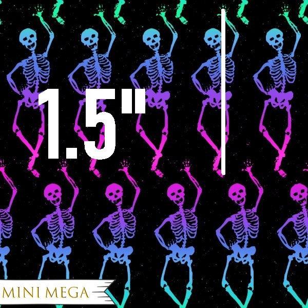 Design 81 - Neon Skeleton Fabric - Fabric by Missy Rose Pre-Order