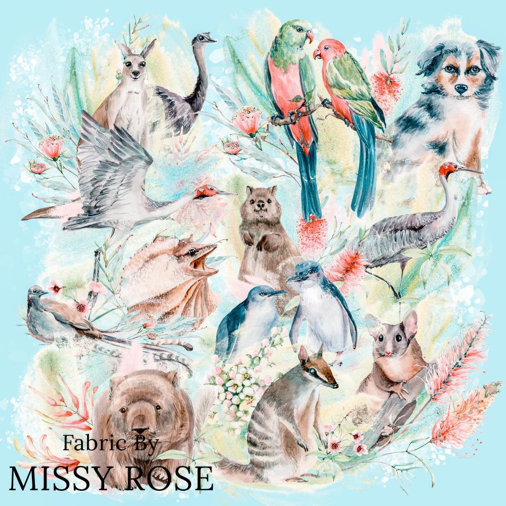Design 812 Panel Fabric – Australian custom printed fabric pre-order | Fabric by Missy Rose