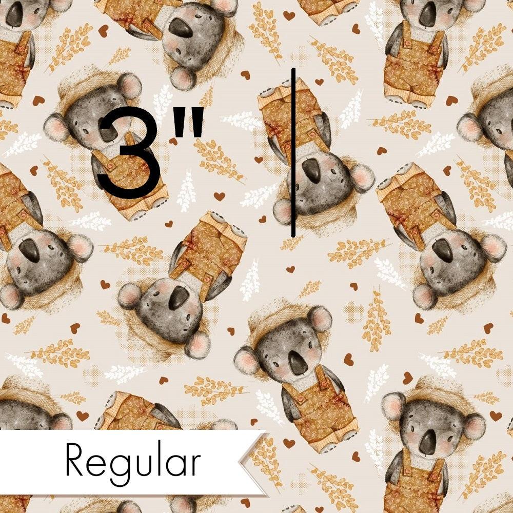 Design 813 Farmer Koala Fabric – made-to-order custom fabric by the metre | Fabric by Missy Rose