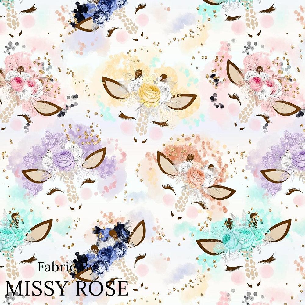 Design 817 Giraffe Fabric – pre-order designer fabric Australia | Fabric by Missy Rose