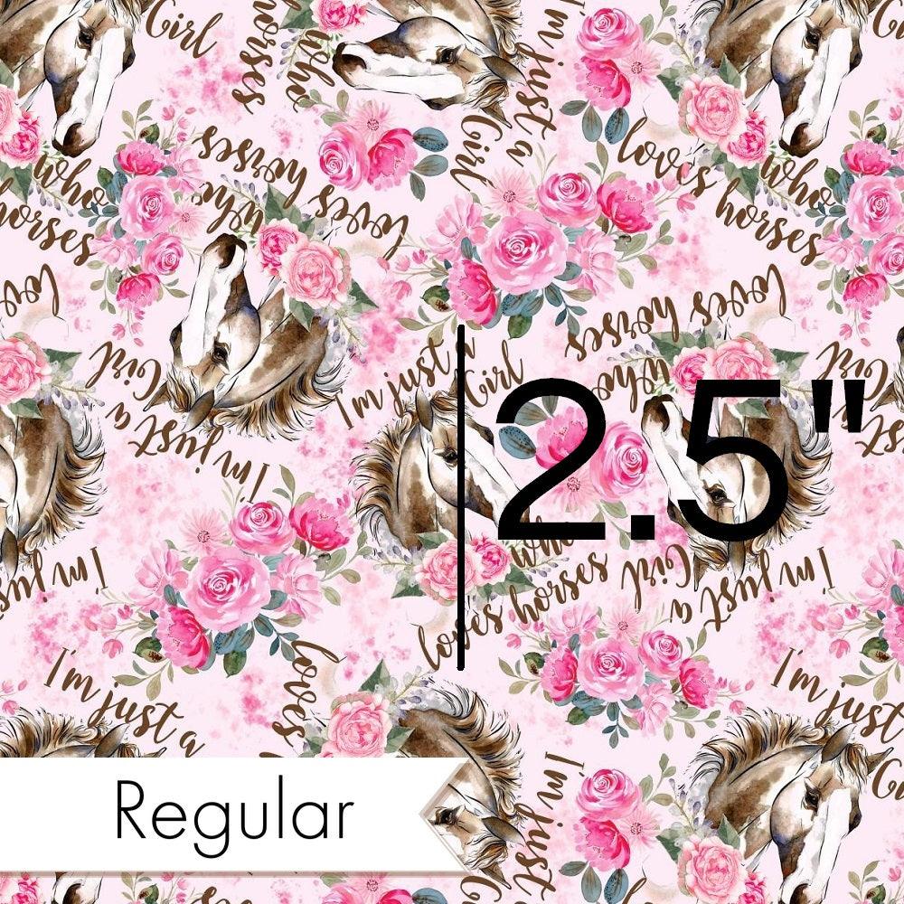 Design 822 Pink Horse Fabric – custom printed pre-order fabric Australia | Fabric by Missy Rose