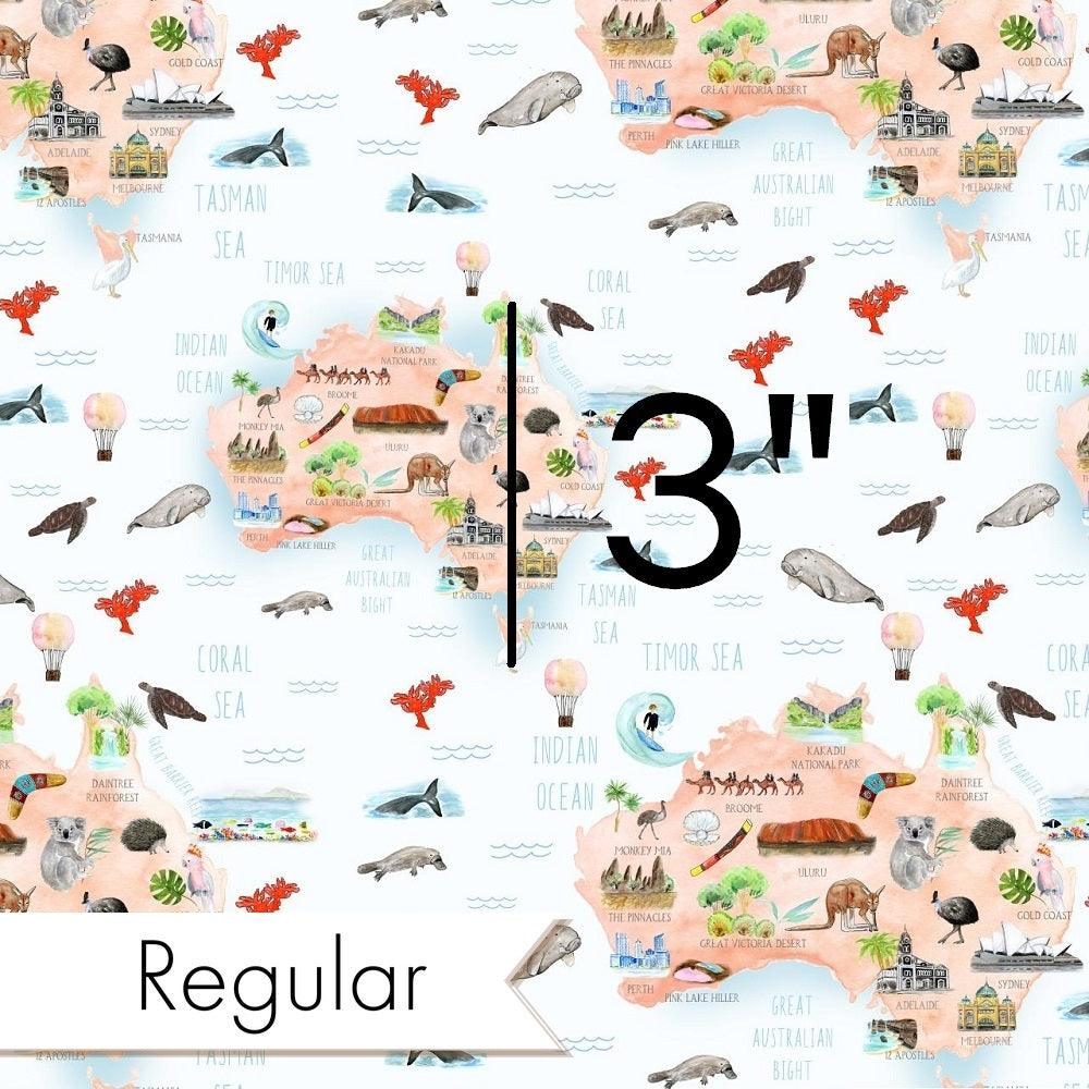 Design 823 Map Fabric – Australian custom printed fabric pre-order | Fabric by Missy Rose