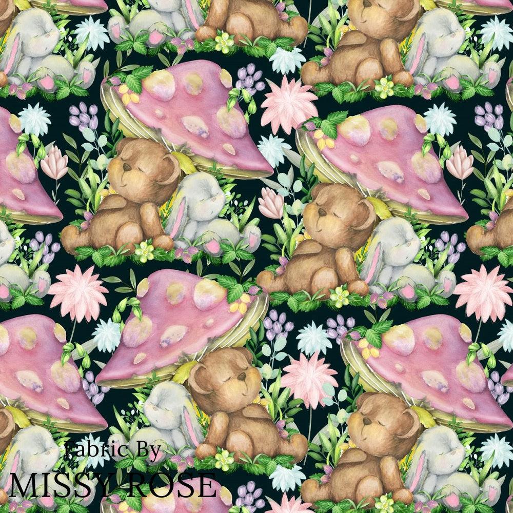 Design 825 Cute Woodlands Fabric – custom printed pre-order fabric Australia | Fabric by Missy Rose