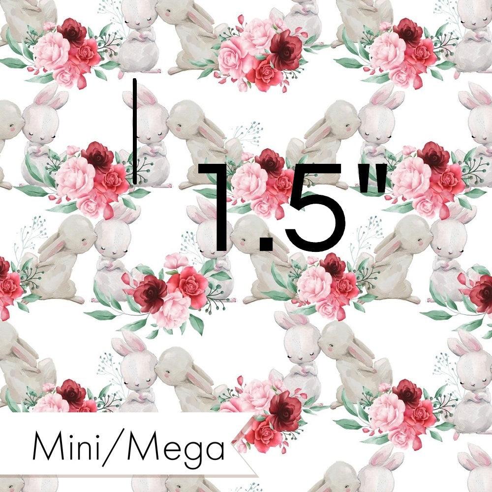 Design 827 Cute Bunny Fabric – custom printed pre-order fabric Australia | Fabric by Missy Rose