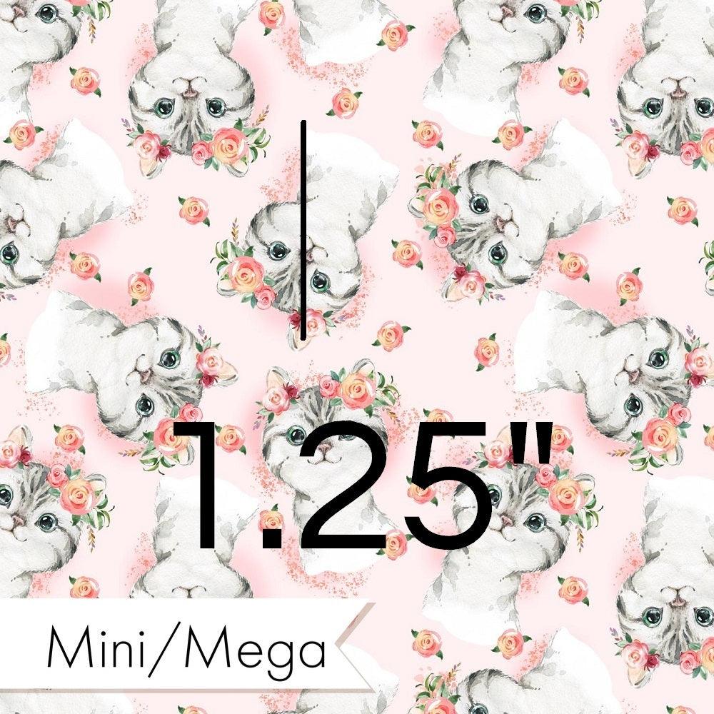 Design 828 Pink Cats Fabric – premium custom printed fabric for sewing | Fabric by Missy Rose