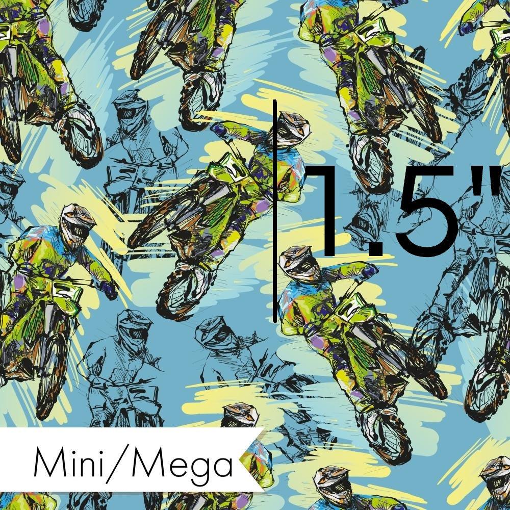 Design 83 Motorbike Fabric – Australian custom printed fabric pre-order | Fabric by Missy Rose