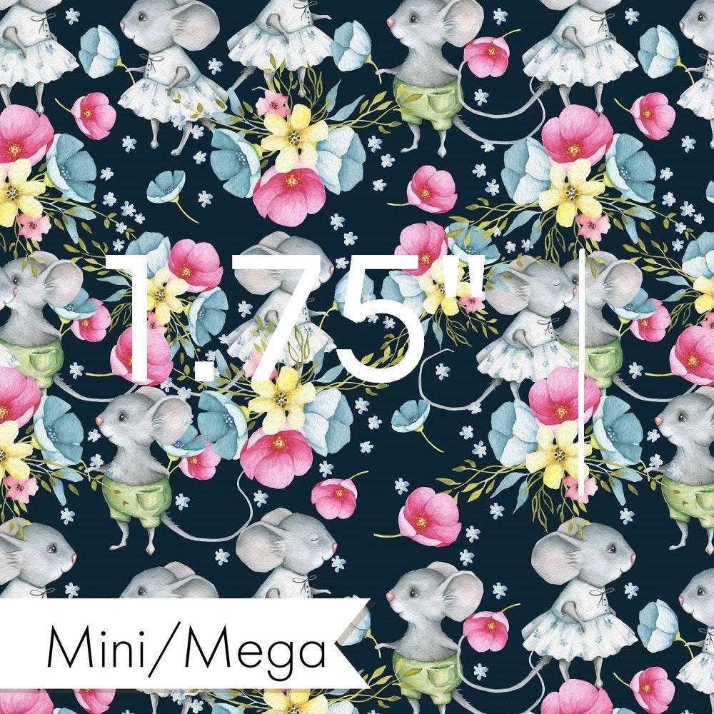 Design 830 Floral Mouse Fabric – Australian custom printed fabric pre-order | Fabric by Missy Rose