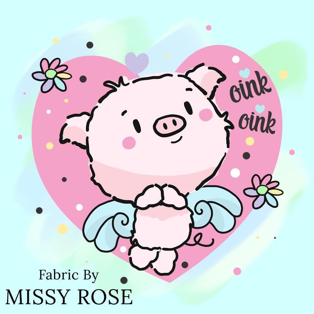 Design 831 Panel Fabric – premium custom printed fabric for sewing | Fabric by Missy Rose