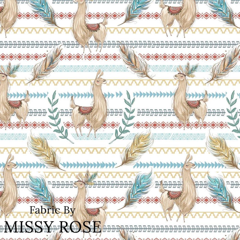 Design 832 Llama Fabric – pre-order designer fabric Australia | Fabric by Missy Rose