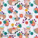 Design 833 - Purple Fox Fabric