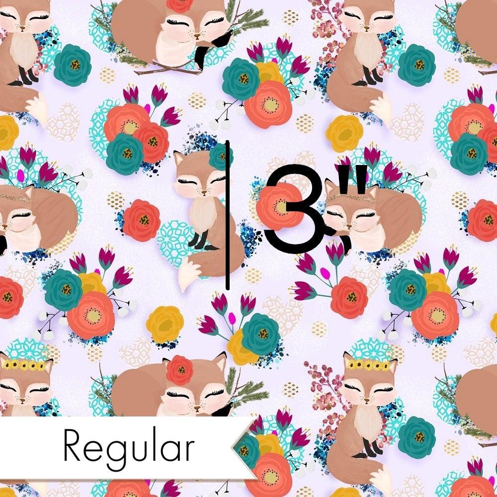Design 833 Purple Fox Fabric – Australian custom printed fabric pre-order | Fabric by Missy Rose
