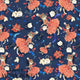 Design 834 - Retro Bunny Fabric