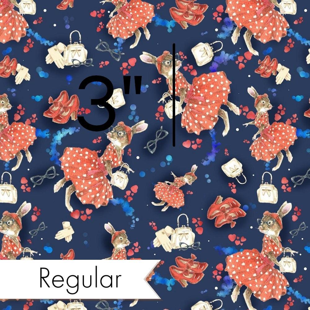 Design 834 Retro Bunny Fabric – Australian custom printed fabric pre-order | Fabric by Missy Rose