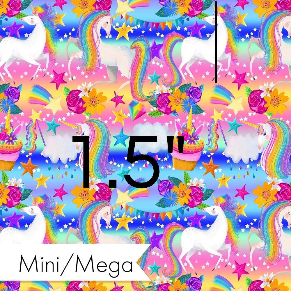 Design 835 Rainbow Unicorn Fabric – Australian custom printed fabric pre-order | Fabric by Missy Rose
