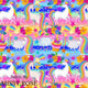 Design 835 - Rainbow Unicorn Fabric
