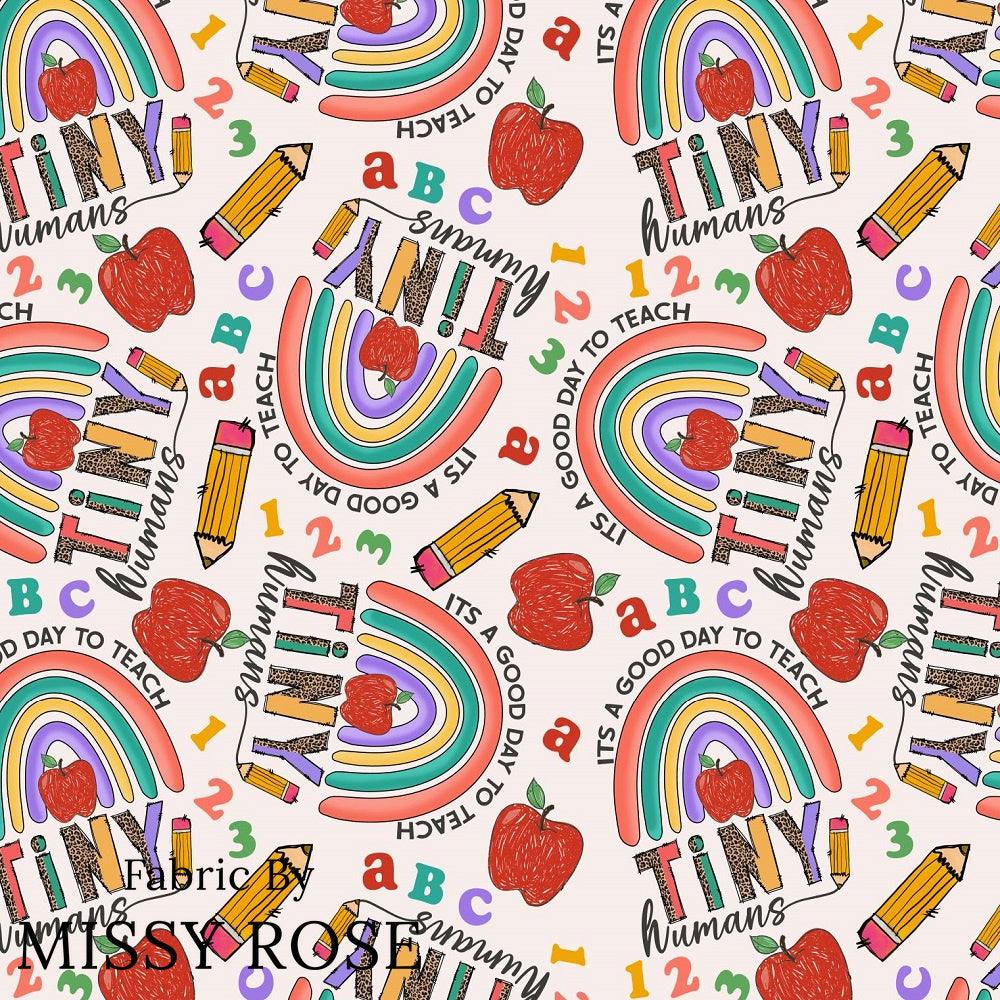 Design 837 Teacher Fabric – pre-order designer fabric Australia | Fabric by Missy Rose