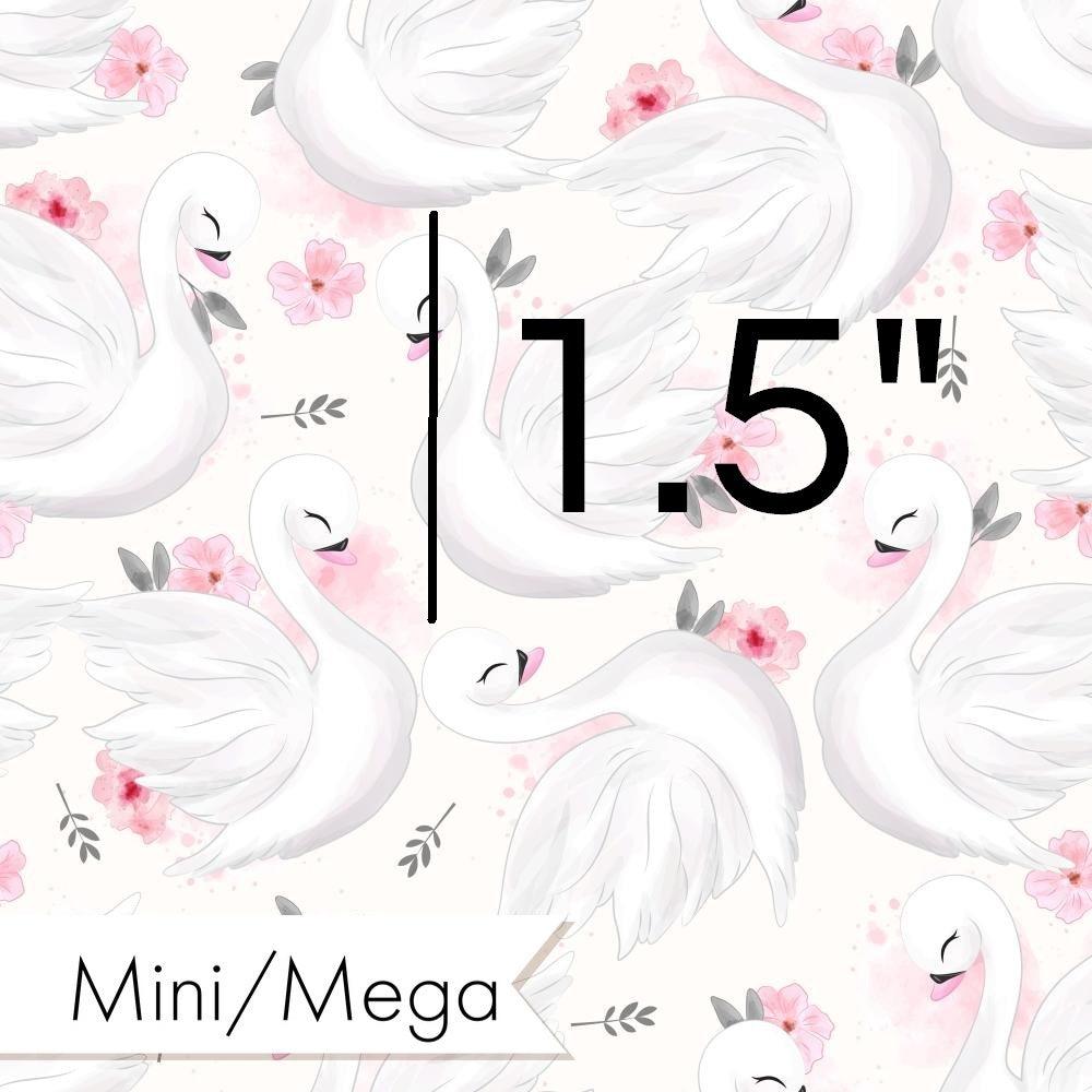 Design 838 Swan Fabric – custom printed pre-order fabric Australia | Fabric by Missy Rose