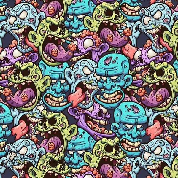 Unlimited Zombie Fabric – custom printed pre-order fabric Australia | Fabric by Missy Rose