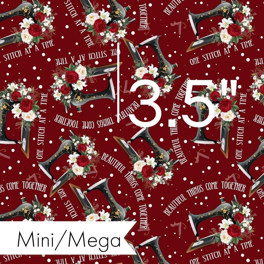 Design 840 Red Sewing Fabric – Australian custom printed fabric pre-order | Fabric by Missy Rose