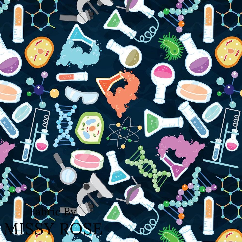 Design 841 Chemistry Fabric – Australian custom printed fabric pre-order | Fabric by Missy Rose