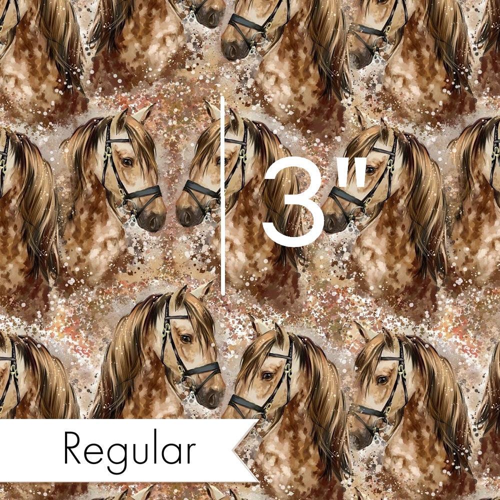 Design 843 Brown Horse Fabric – Australian custom printed fabric pre-order | Fabric by Missy Rose