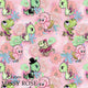 Design 846 - Valentines Dinosaur Fabric