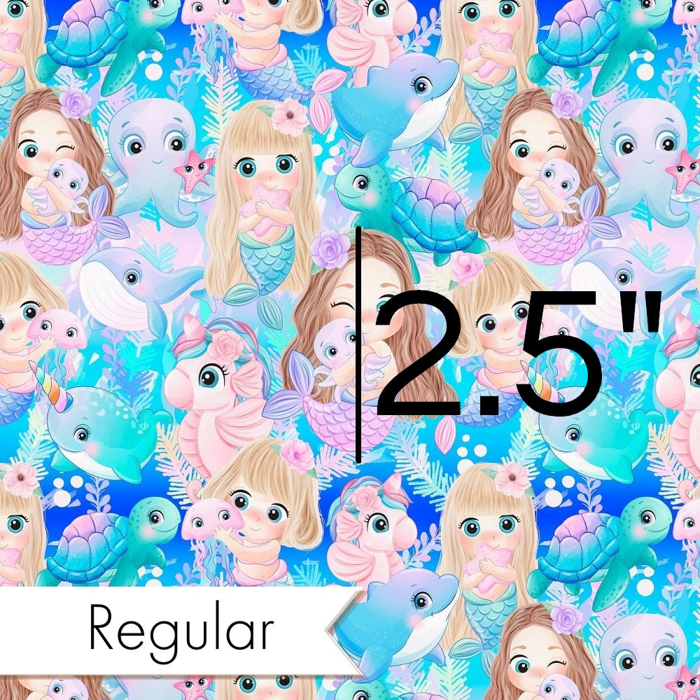 Design 85 - Cute Mermaid Fabric – Fabric by Missy Rose Pre-Order