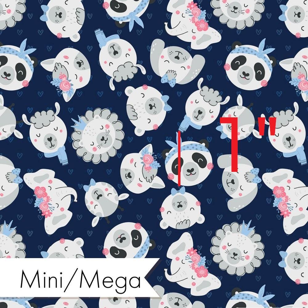 Design 851 Navy Animals Fabric – pre-order designer fabric Australia | Fabric by Missy Rose