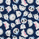 Design 851 - Navy Animals Fabric