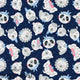 Design 851 - Navy Animals Fabric