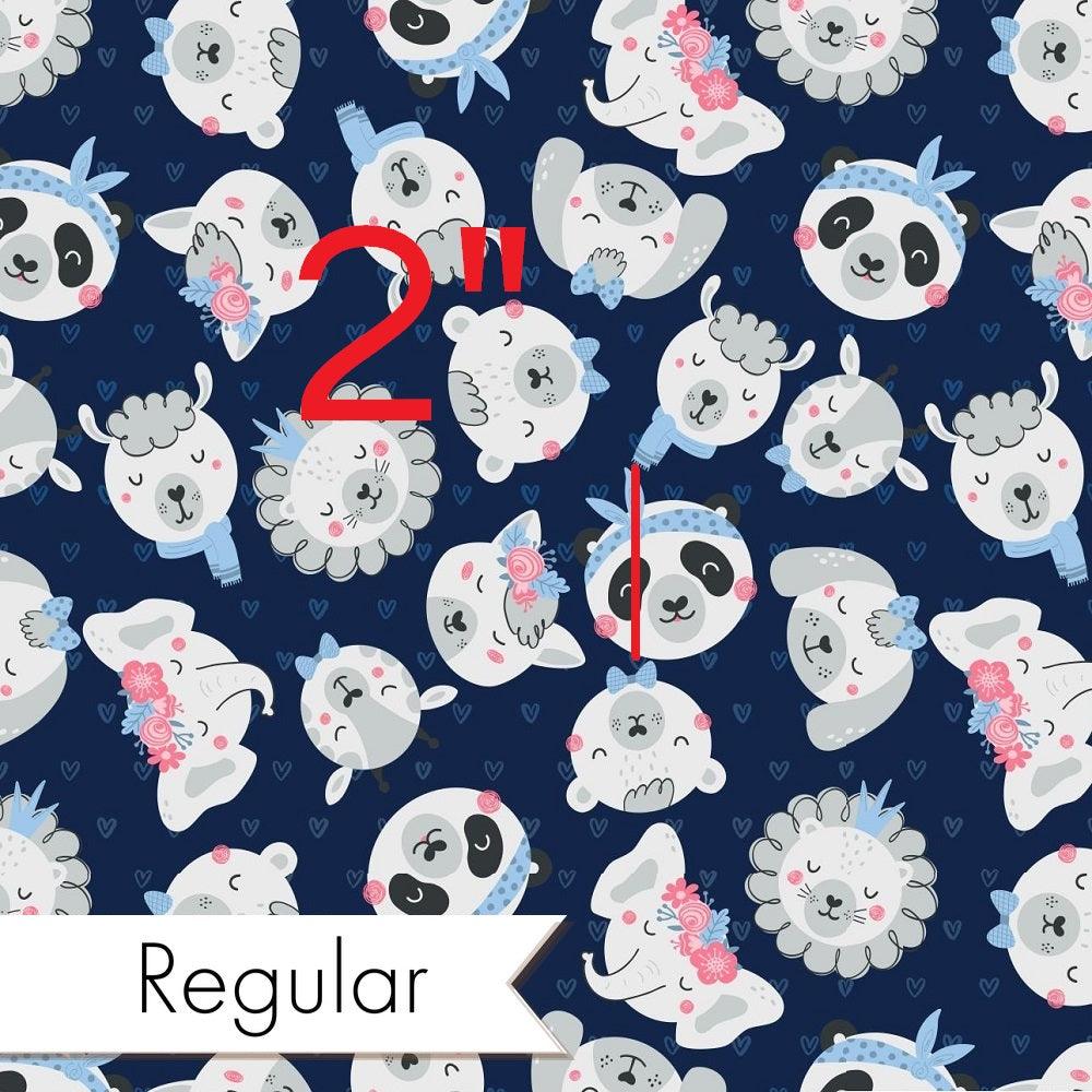 Design 851 Navy Animals Fabric – premium custom printed fabric for sewing | Fabric by Missy Rose