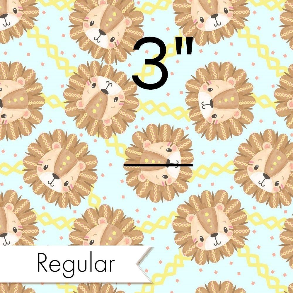 Design 853 Cute Lions Fabric – Australian custom printed fabric pre-order | Fabric by Missy Rose